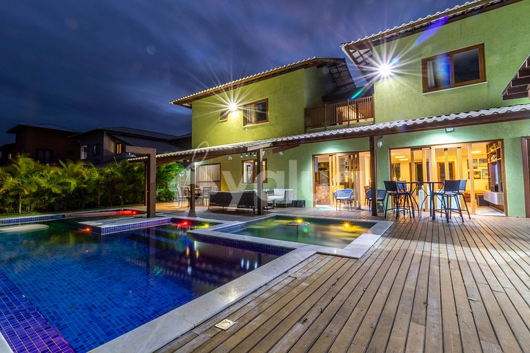 Casa de lujo con 6 suites, limpieza incluida - Praia do Fort