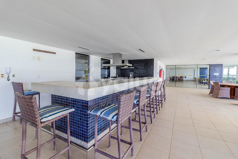 Excelente dormitorio y sala de estar Pé na Areia, Rio Vermel