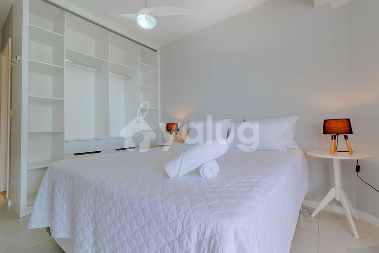 Excelente dormitorio y sala de estar Pé na Areia, Rio Vermel