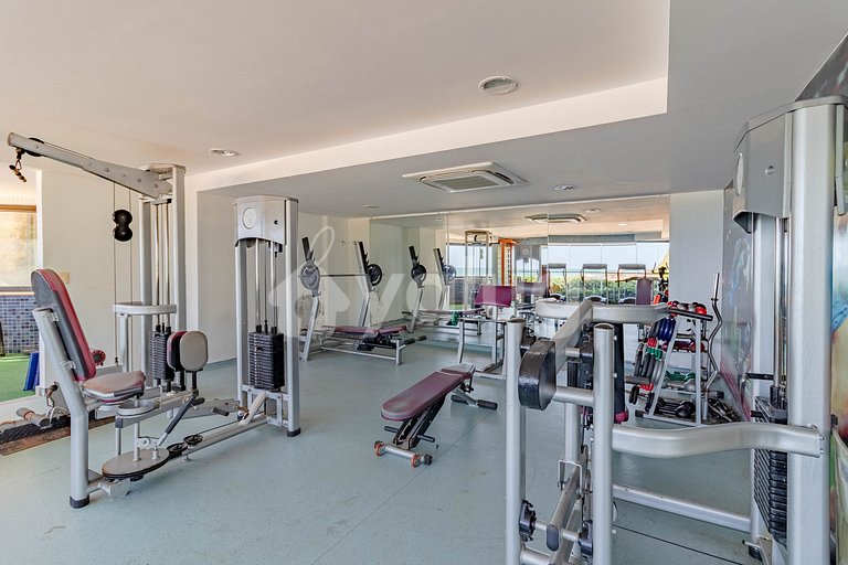 Excelente dormitorio y sala de estar Pé na Areia, Rio Vermel