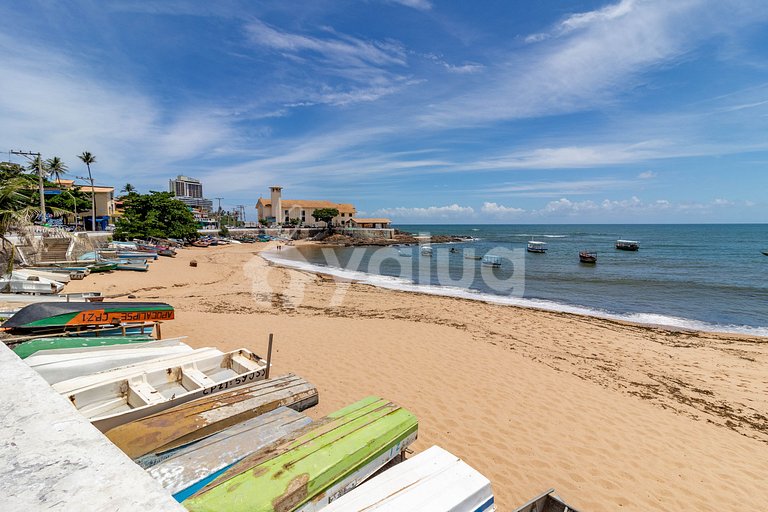 Habitación y habitación con vistas al mar en Rio Vermelho