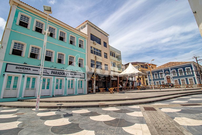 Habitación y habitación con vistas al mar en Rio Vermelho