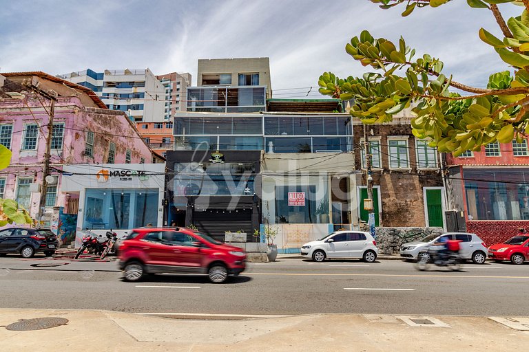 Habitación y habitación con vistas al mar en Rio Vermelho
