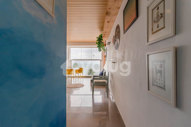 Quarto e Sala Vista Mar no Rio Vermelho