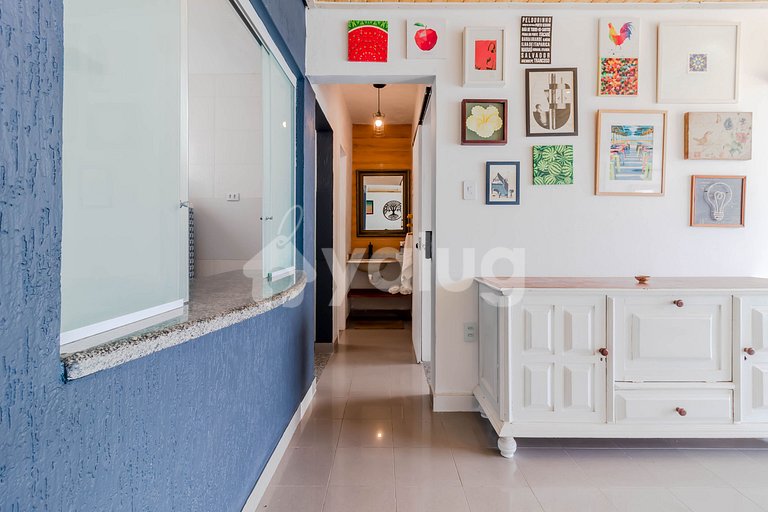 Quarto e Sala Vista Mar no Rio Vermelho