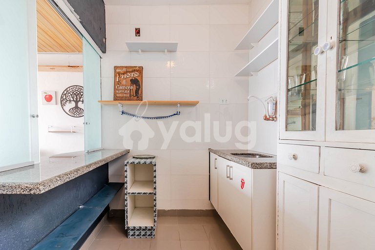 Habitación y habitación con vistas al mar en Rio Vermelho