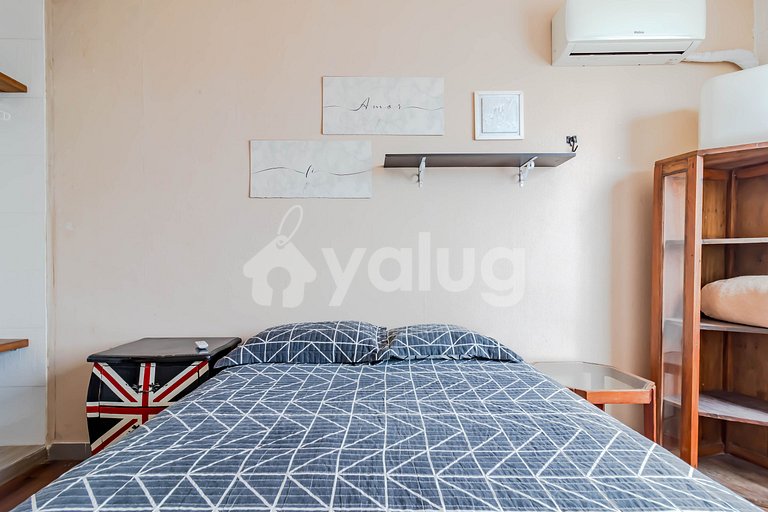 Quarto e Sala Vista Mar no Rio Vermelho