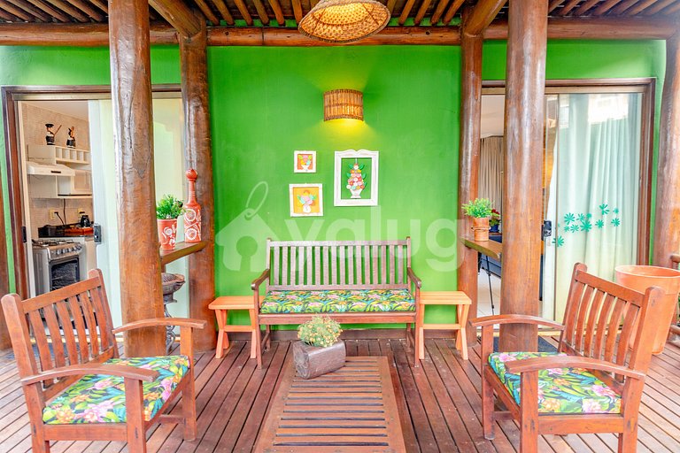 Bungalow Dúplex 3 Suites Pé na Areia, Itacimirim