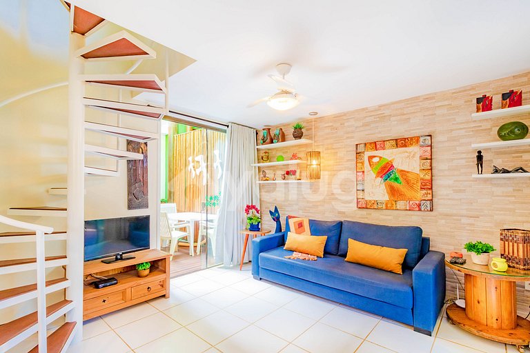 Bungalow Dúplex 3 Suites Pé na Areia, Itacimirim