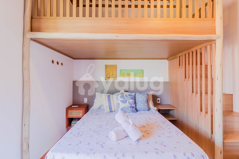 Bungalow Dúplex 3 Suites Pé na Areia, Itacimirim