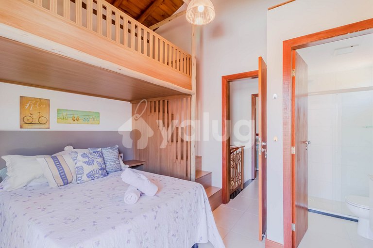 Bungalow Dúplex 3 Suites Pé na Areia, Itacimirim