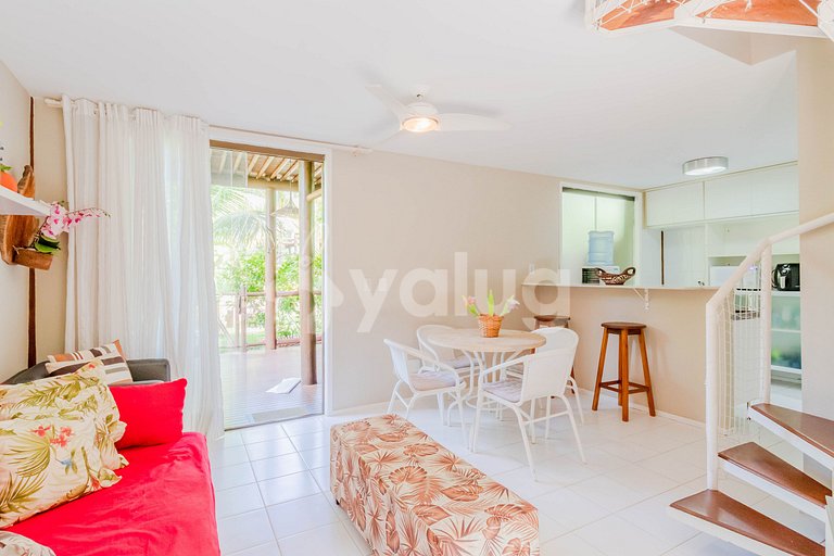Duplex Bungalow 3 Suites Pé na Areia, Itacimirim