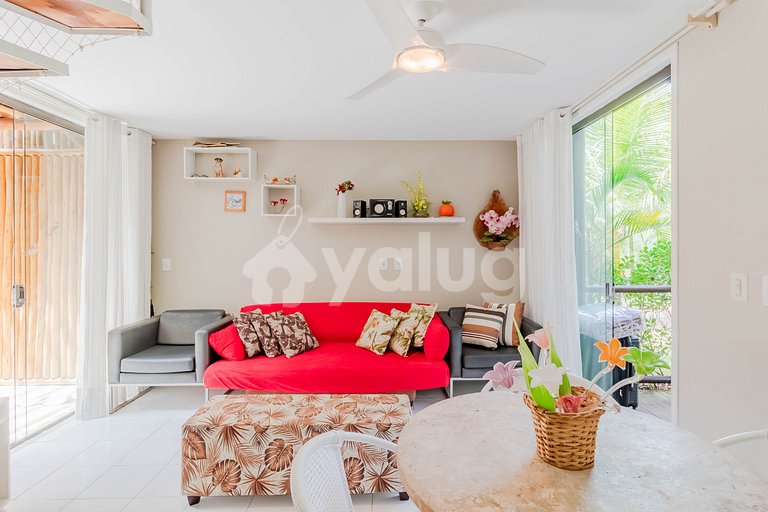 Duplex Bungalow 3 Suites Pé na Areia, Itacimirim