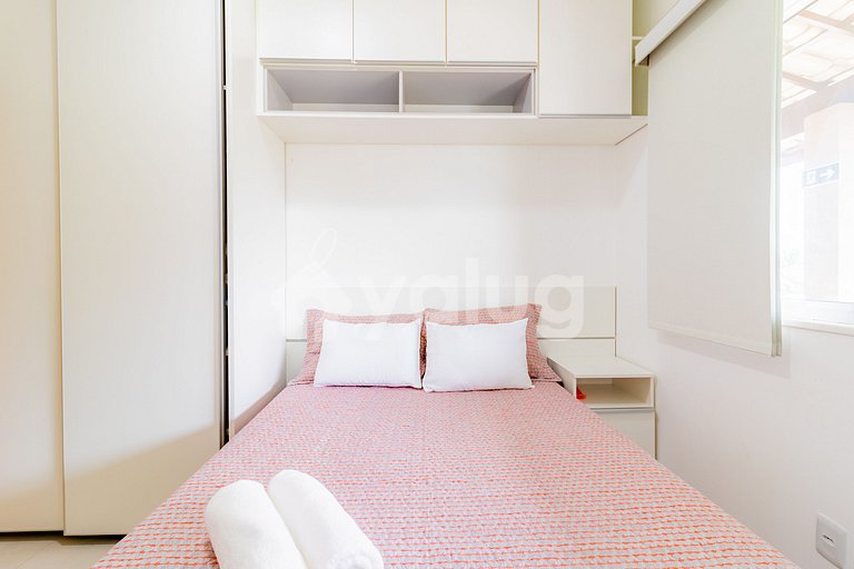 GR01 Acogedor apartamento 2 suites - Guarajuba