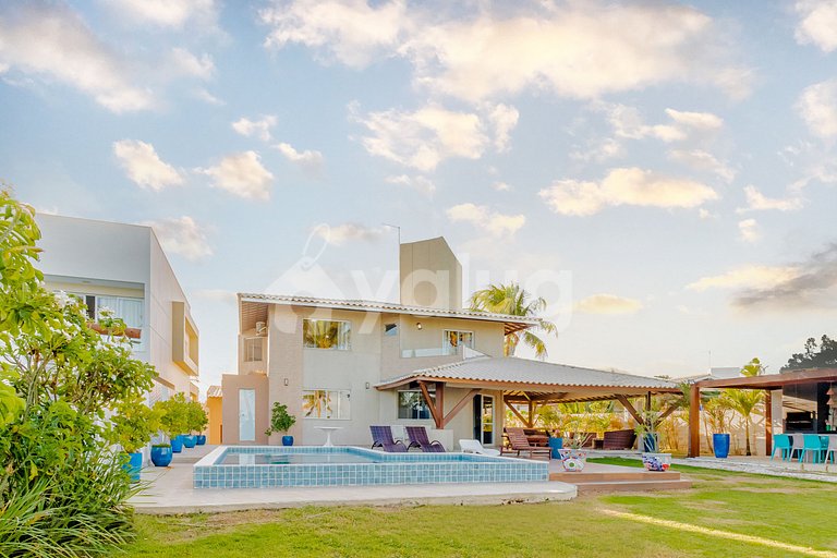 GB04 Casa 7 Quartos Pé na Areia c/ Diarista Incluso