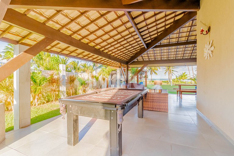 GB04 Casa 7 Quartos Pé na Areia c/ Diarista Incluso
