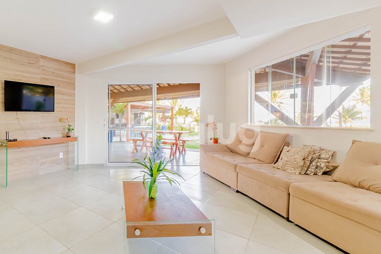GB04 Casa 7 Quartos Pé na Areia c/ Diarista Incluso