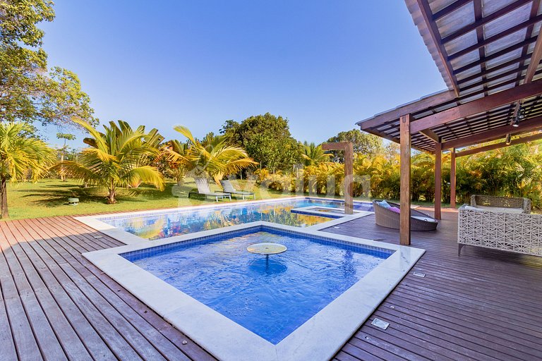 Casa de lujo con 6 suites, limpieza incluida - Praia do Fort