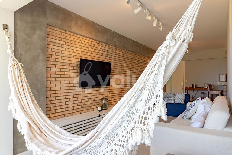 Excelente Quarto e Sala Pé na Areia, Rio Vermelho