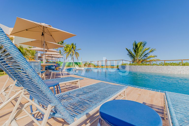Excellent Apt 2/4 Sea View - Itacimirim