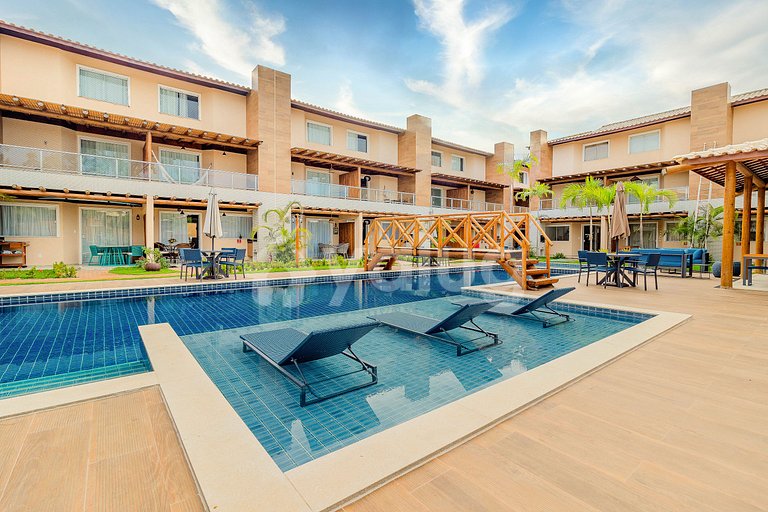 Triplex 4/4 a 350m de Praia do Surf - Itacimirim