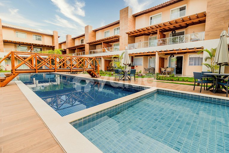 Triplex 4/4 a 350m de Praia do Surf - Itacimirim