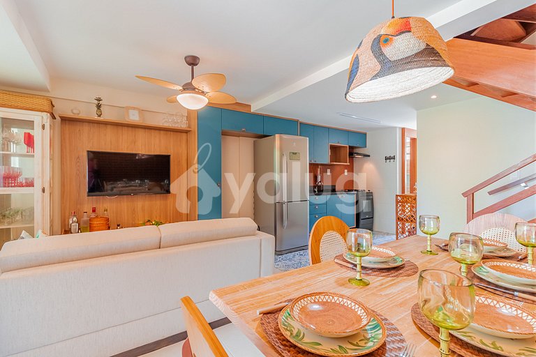 Triplex 4/4 a 350m de Praia do Surf - Itacimirim