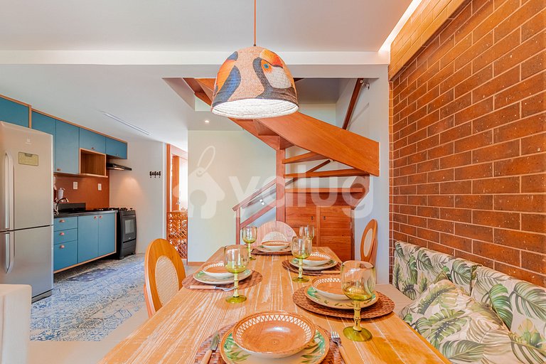 Triplex 4/4 at 350m from Praia do Surf - Itacimirim
