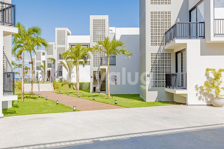 Apt 3 habitaciones acogedoras, Pé na Areia