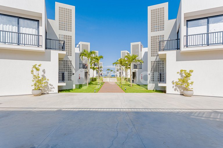 Apt 3 Cozy Bedrooms, Pé na Areia