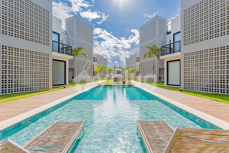 Apto 3 Quartos Aconchegante, Pé na Areia
