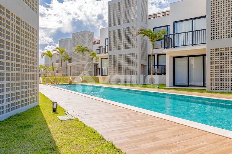 Apt 3 habitaciones acogedoras, Pé na Areia