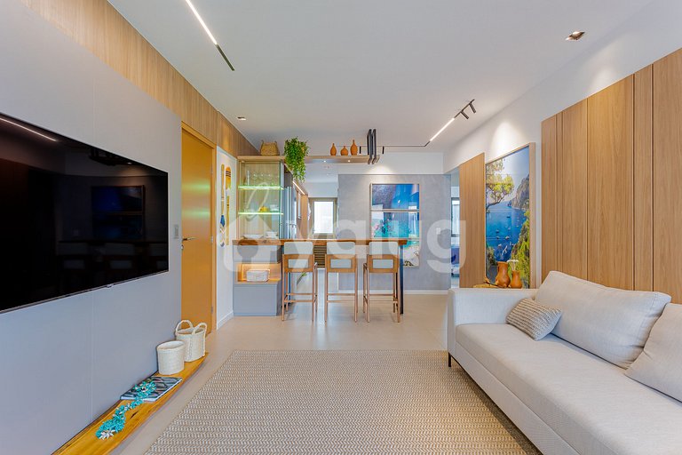 Apartamento 3 Dormitorios, Beira Mar - Itacimirim
