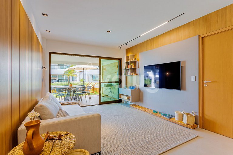 Apartamento 3 Dormitorios, Beira Mar - Itacimirim