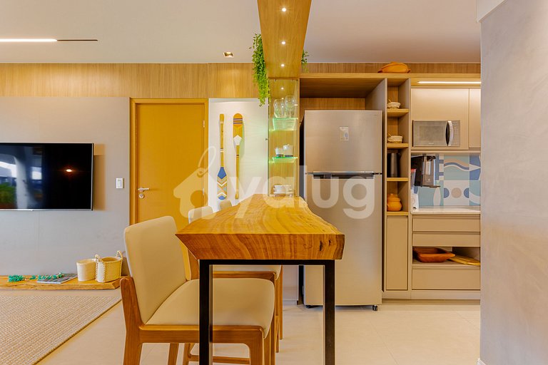 Apartamento 3 Dormitorios, Beira Mar - Itacimirim