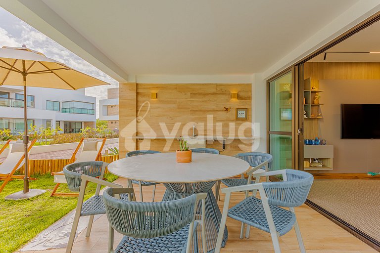 Apartamento 3 Dormitorios, Beira Mar - Itacimirim
