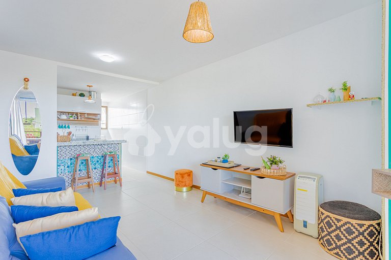 Apartamento 2 Suítes Pé na Areia, Itacimirim