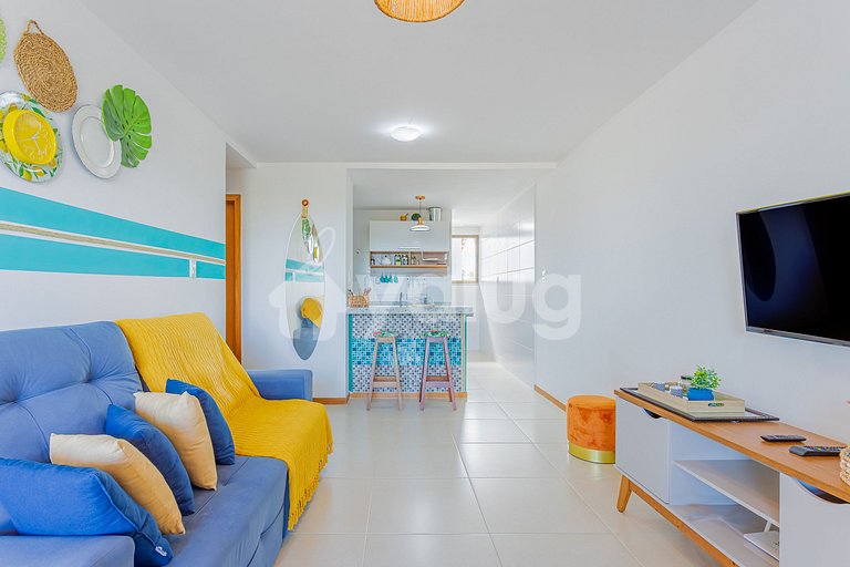 Apartamento 2 Suítes Pé na Areia, Itacimirim