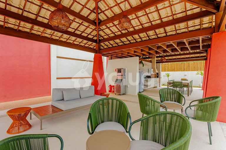 Apartamento 2 Suítes Pé na Areia, Itacimirim