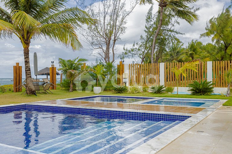 Apartamento 2 Suítes Pé na Areia, Itacimirim