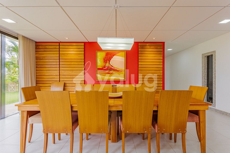Casa 8 Suites, 50m de la Playa con Mucama Incluida Guarajuba