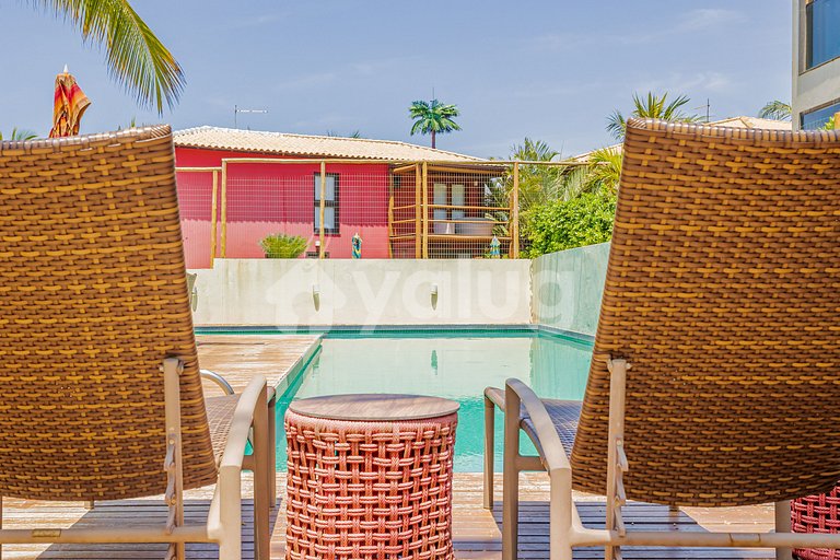 Apartment 3/4 Foot in the Sand - Itacimirim Exclusive