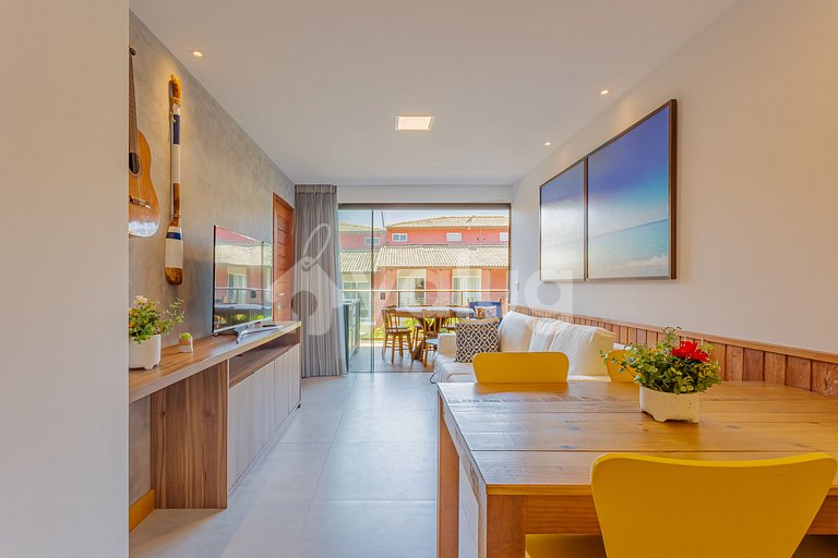 Apartment 3/4 Foot in the Sand - Itacimirim Exclusive
