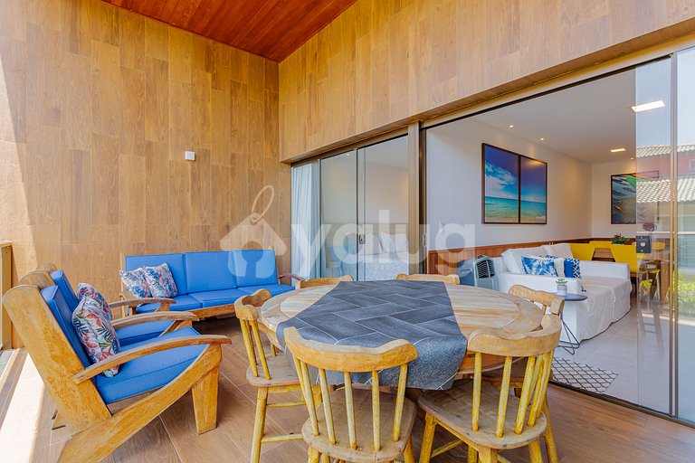 Apartment 3/4 Foot in the Sand - Itacimirim Exclusive