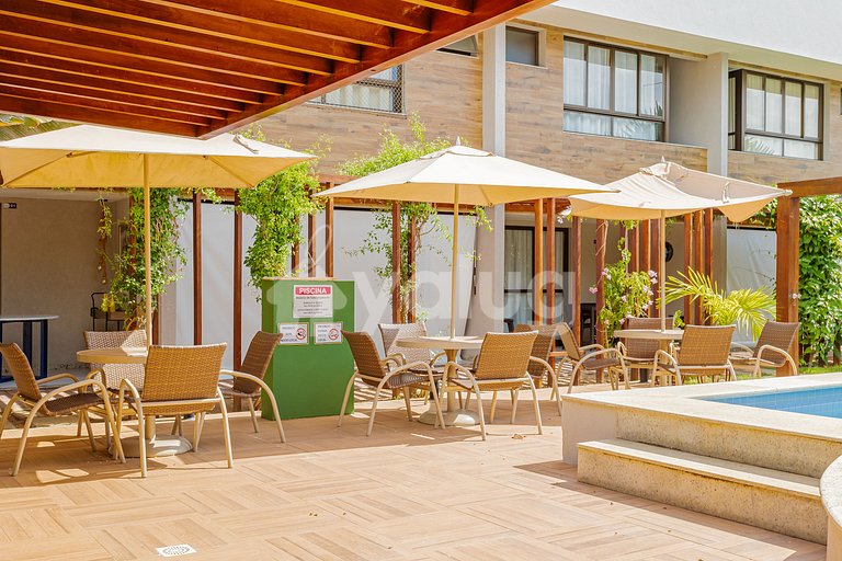 Apartment 3/4 Foot in the Sand - Itacimirim Exclusive