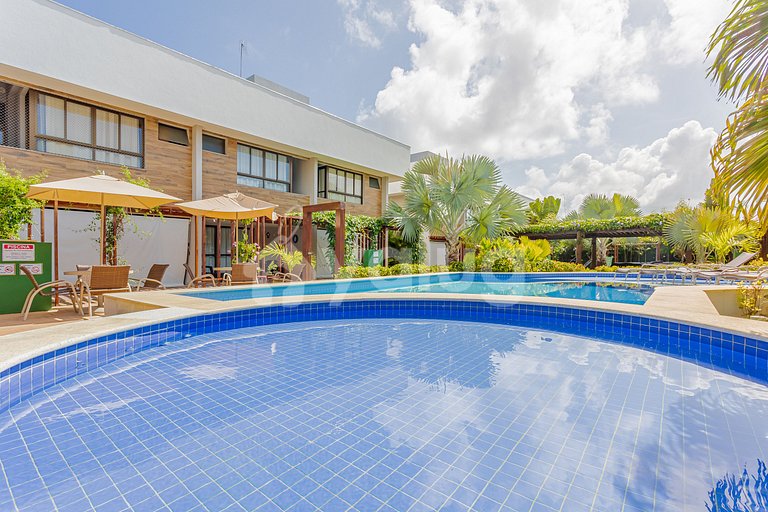 Apartamento 3/4 Pie en la Arena - Exclusivo Itacimirim