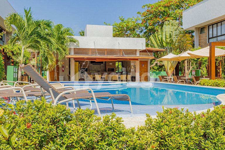 Apartment 3/4 Foot in the Sand - Itacimirim Exclusive