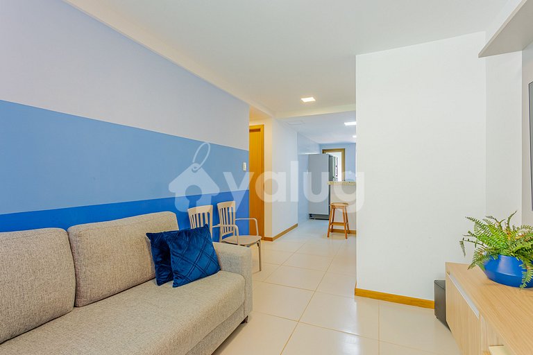 Apartamento 2 Suítes Pé na Areia