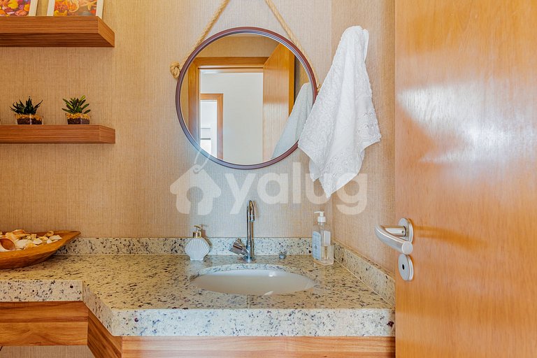 Hermoso apartamento 3 suites a 150 m de Praia da Espera
