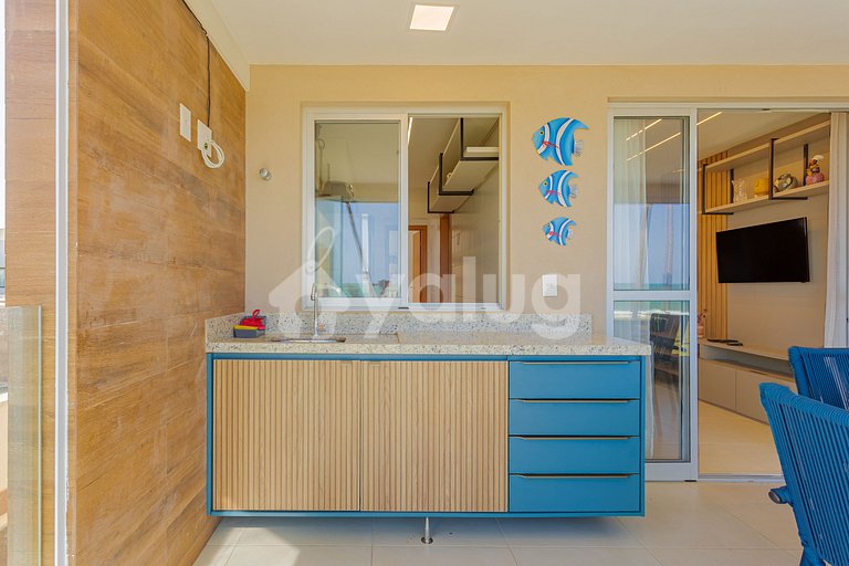 Excellent Apartment 3 Suites Sea View - Itacimirim
